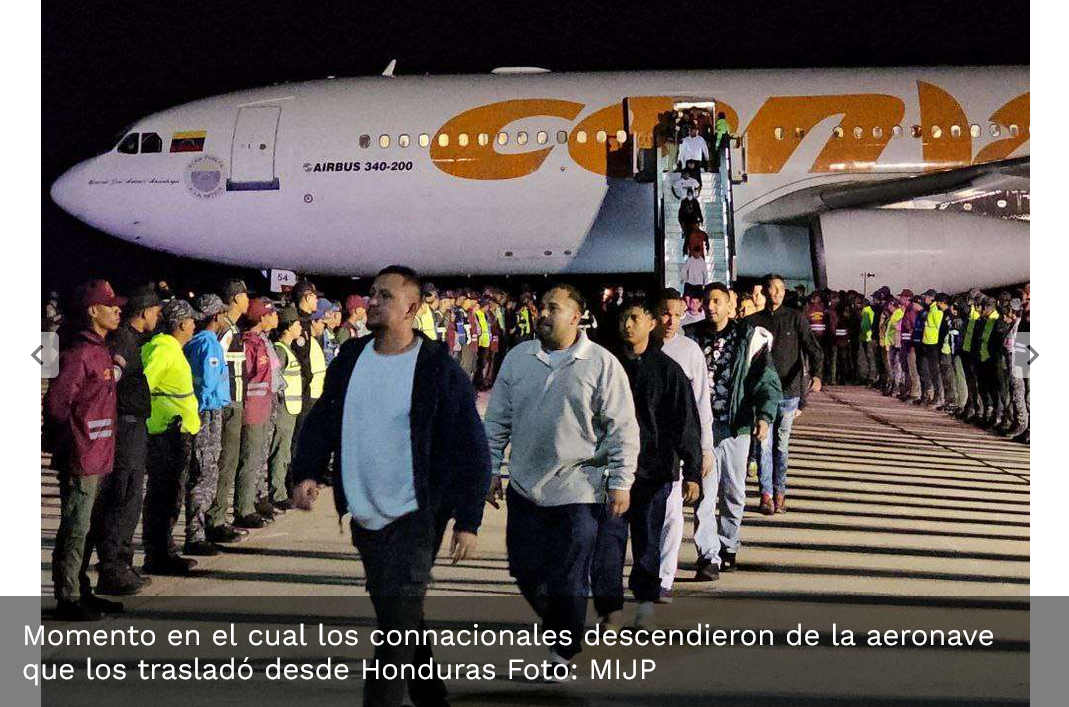 Screenshot 2025-03-24 at 10-22-48 Arribaron 199 migrantes venezolanos rescatados mediante Plan Vuelta a la Patria - Últimas Noticias